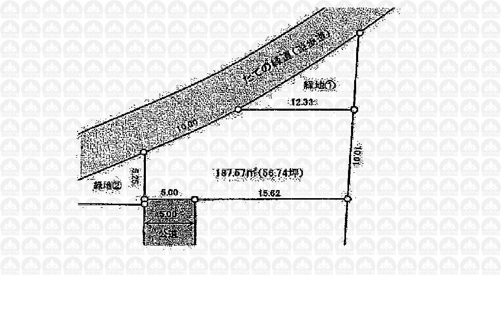 Compartment figure. Land price 42,300,000 yen, Land area 187.57 sq m compartment view