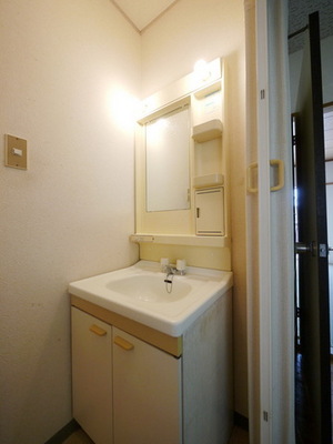 Washroom. Independent wash basin