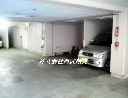 Parking lot. Parking can be much parking because the division of ownership