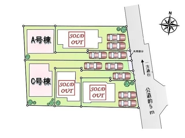 The entire compartment Figure. Higashimurayama Kumegawa cho 4-chome, the entire compartment view