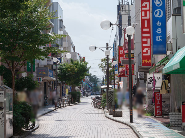 Surrounding environment. Kumegawa central Ginza Association (200m ・ A 3-minute walk)