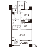 Floor: 3LDK, occupied area: 75.79 sq m, Price: TBD