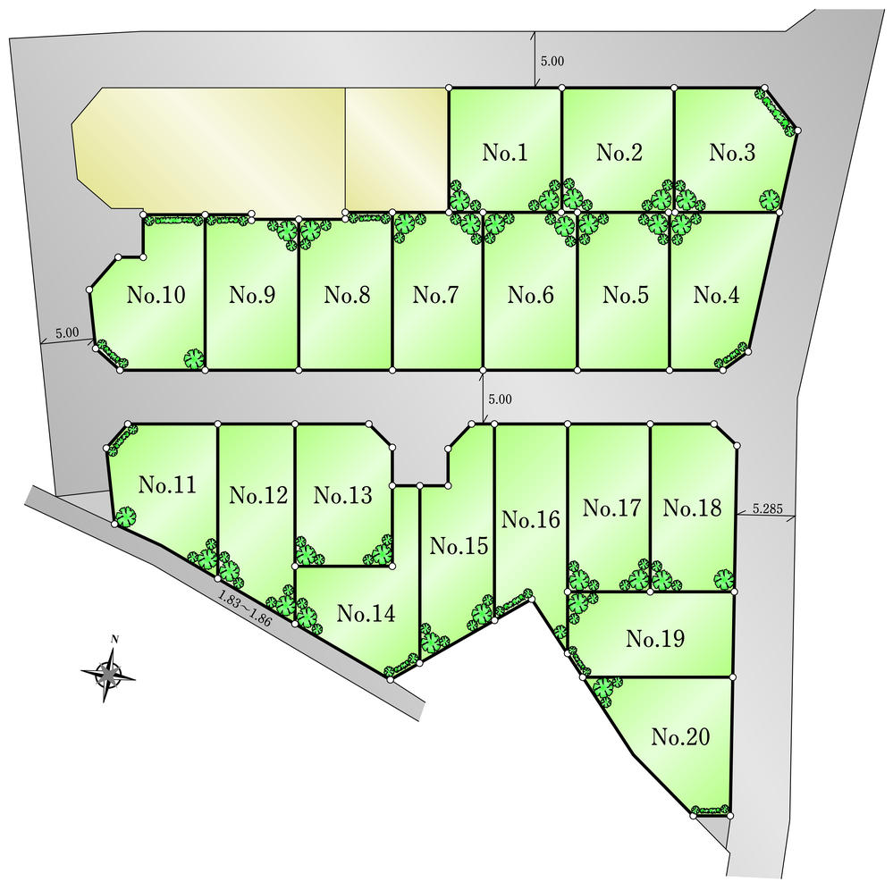 The entire compartment Figure. Facing the new 5M "all 20 compartments" of subdivision!