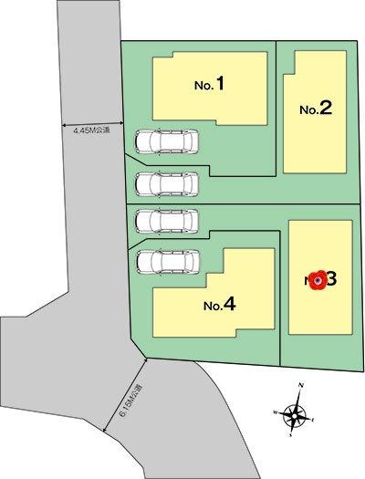 The entire compartment Figure. Higashimurayama Hagiyama cho 4-chome compartment view