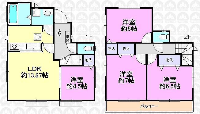 Floor plan. Model house J Building Living