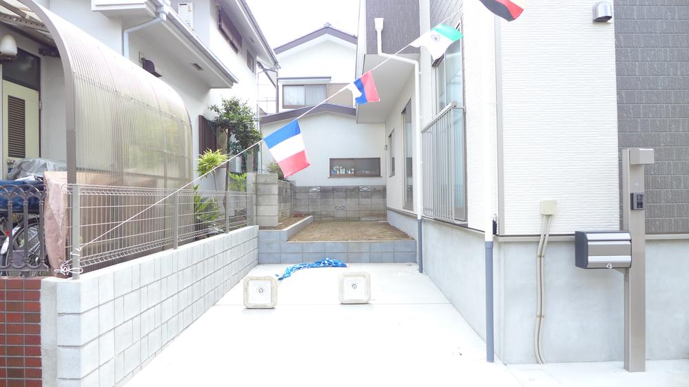 Parking lot. The company construction cases