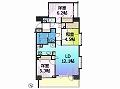 Floor plan. 3LDK, Price 30,800,000 yen, Occupied area 70.93 sq m , Balcony area 10.36 sq m