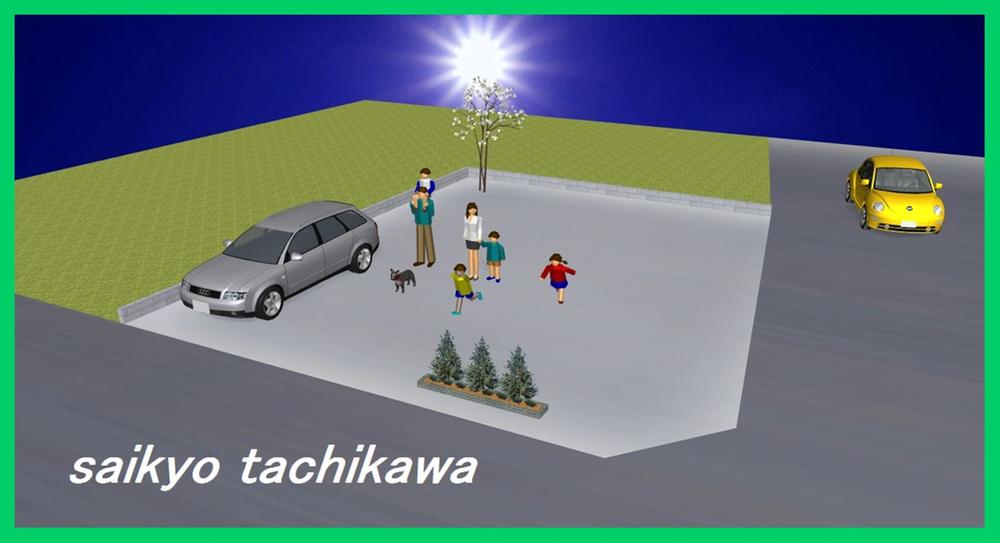 Compartment figure. Land price 33,800,000 yen, Land area 128.9 sq m