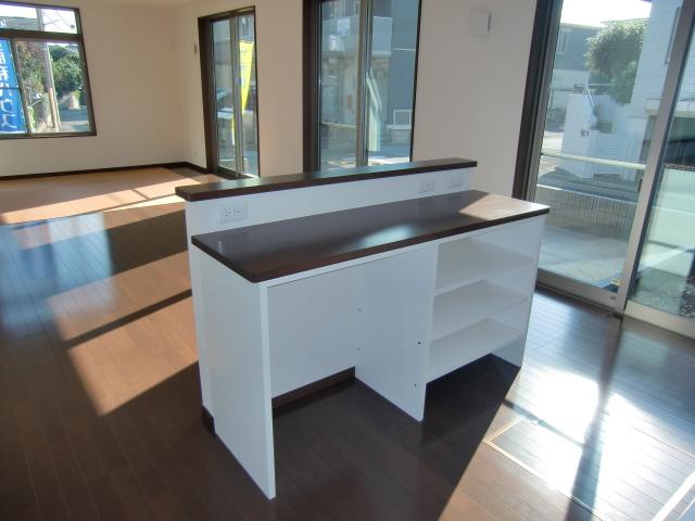 Living. Convenient utility corner in the living room