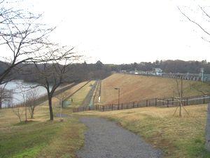 park. Higashiyamato Sayama until the green space 1020m