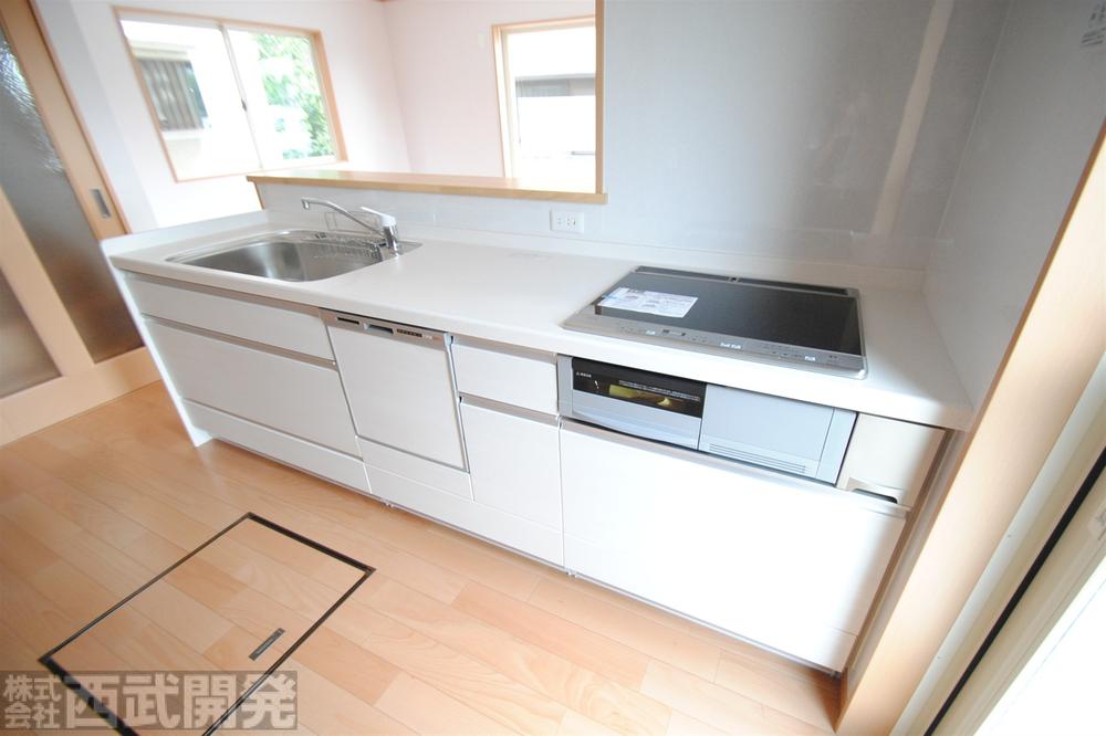 Kitchen. Artificial marble counter kitchen