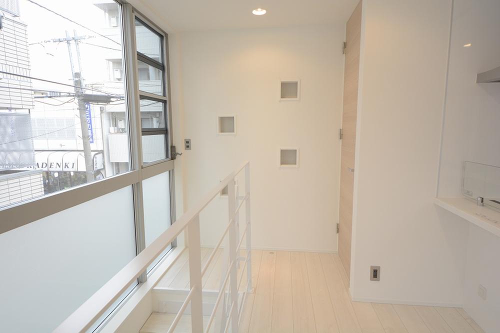 Living. Living stairs before