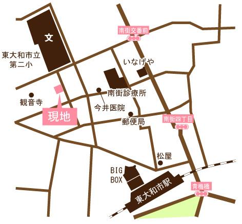 Local guide map. Local guide map