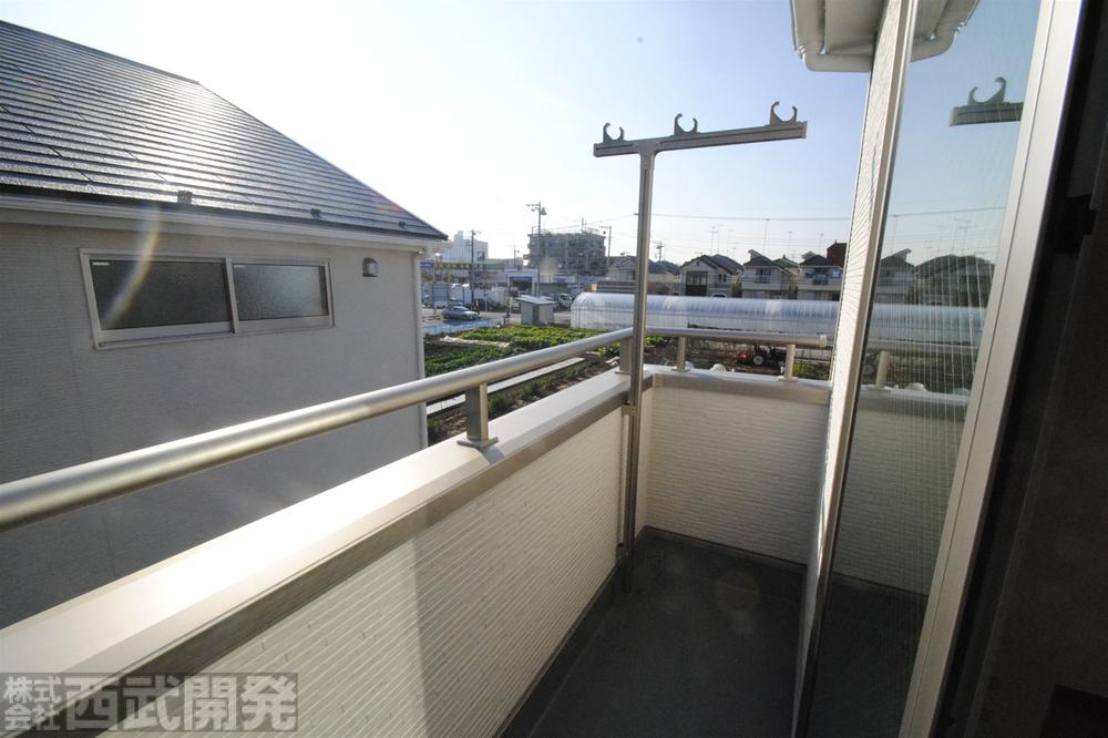 Balcony. South balcony surface