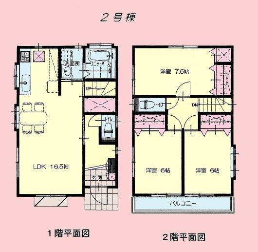 Other building plan example. Building plan example (No. 2 locations) Building Price 12 million yen (tax included), Building area 88.40 sq m