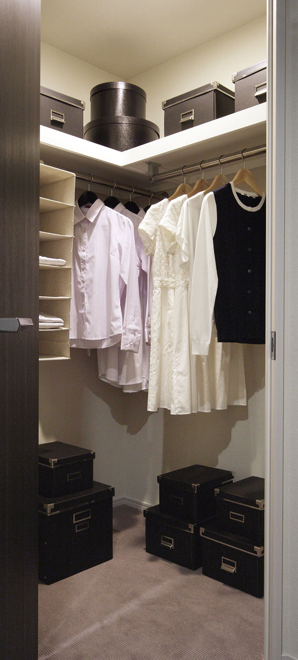 Interior. Walk-in closet