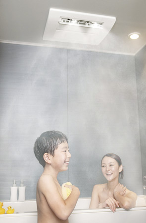 Bathing-wash room.  [Hagukumeru the family of communication, Adopted Misty] Parent-child bathing time was the time you have to cherish the parent-child communication in many families. there, Parent-child YokuIku Ya, To refresh the daily fatigue, And so bath time can enjoy more, It has adopted a "Misty". (Same specifications)