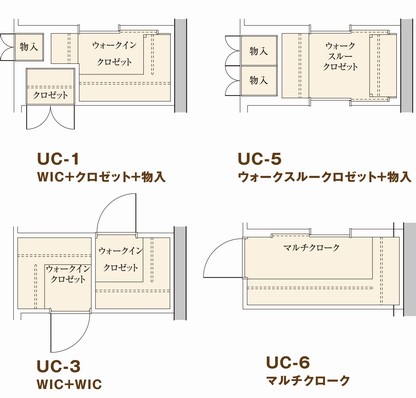 Storage select / From the variety of units can be selected (some have paid and application deadline) ※ Enclosure example (S73A type ・ G73A type)