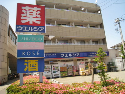 Dorakkusutoa. Werushia 453m until (drugstore)