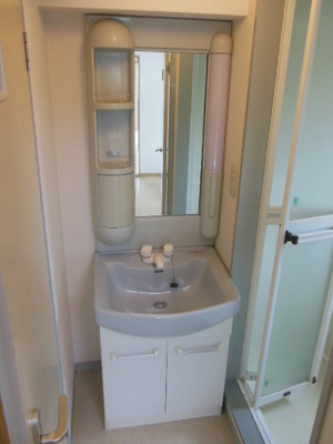 Washroom. Independent wash basin