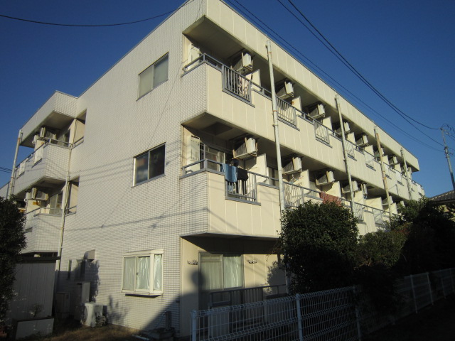 Building appearance. Sunny