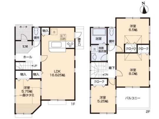 Floor plan. 43,800,000 yen, 4LDK, Land area 117.98 sq m , Building area 101.44 sq m floor plan