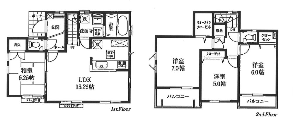 Floor plan. 36,800,000 yen, 4LDK, Land area 99.19 sq m , Building area 91.08 sq m