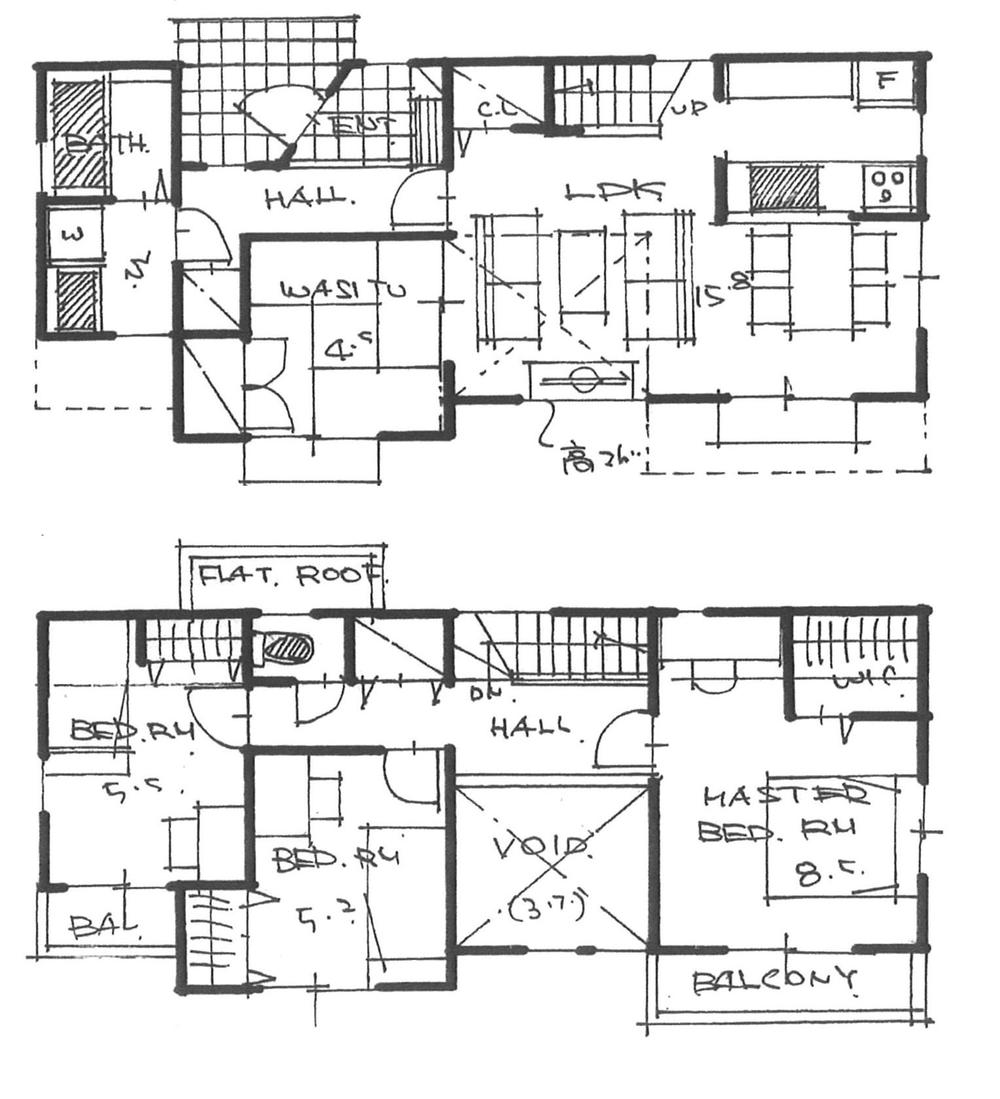 Floor plan. 49,800,000 yen, 4LDK, Land area 163.72 sq m , Building area 98.73 sq m