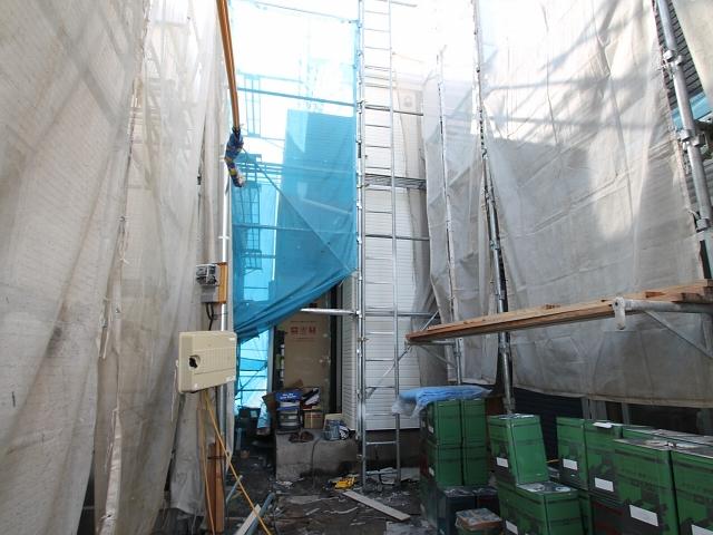 Local appearance photo. Building 2 During construction