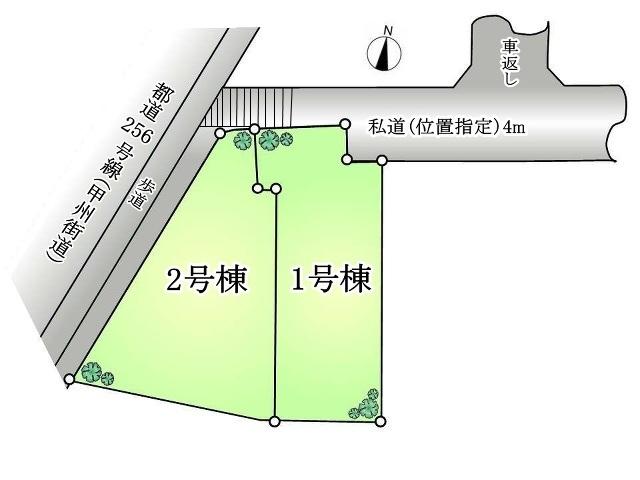 The entire compartment Figure. Hino Osakaue 2-chome compartment view
