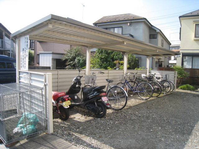 Other common areas. Covered bicycle parking bike negotiable