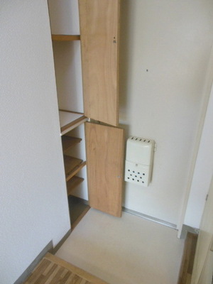 Entrance. There is also a cupboard