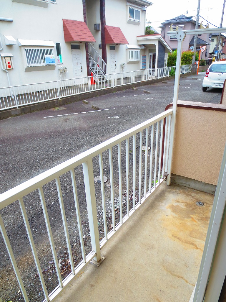 Balcony. Since the site is spacious 1F any day is good