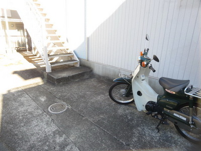 Other common areas. It is a bicycle parking space