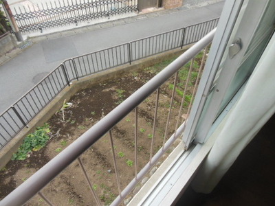 Balcony. Or say a balcony, I will Jose over the futon