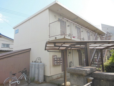 Building appearance. Sunny