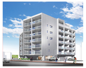 Building appearance. Rendering