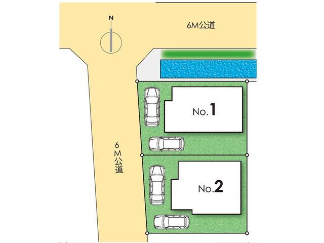 The entire compartment Figure. Hino Manganji 6-chome compartment view