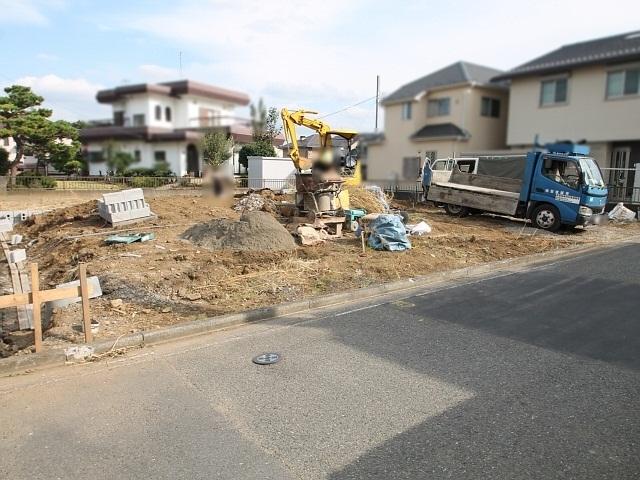 Local appearance photo. Hino Manganji 6-chome, site landscape During construction