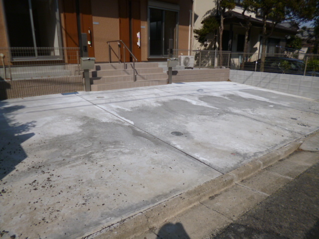 Parking lot. Private is parking