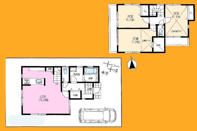 Floor plan. 36,800,000 yen, 3LDK, Land area 100.5 sq m , Building area 80.36 sq m