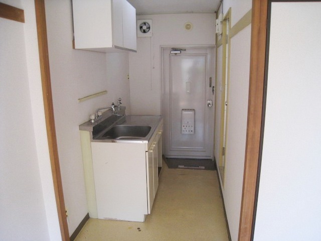 Entrance. Kitchen space