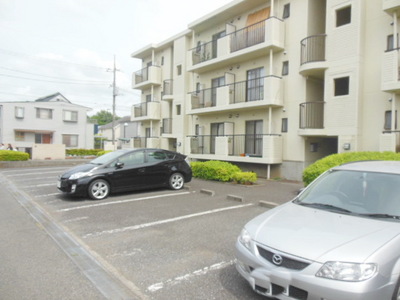 Parking lot. It is on-site parking