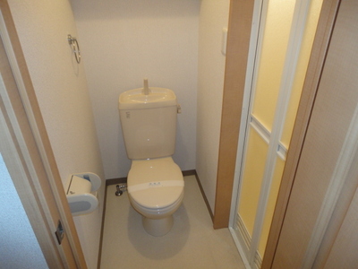 Toilet. Popular bus Restroom! 