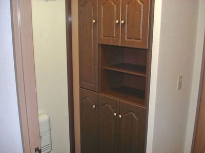 Entrance. Entrance with cupboard! 