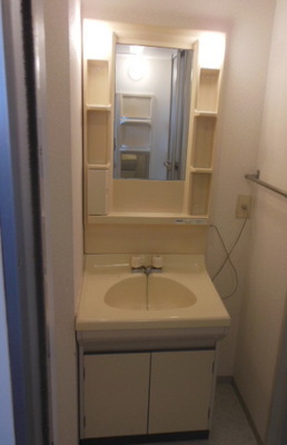 Washroom. Independent wash basin