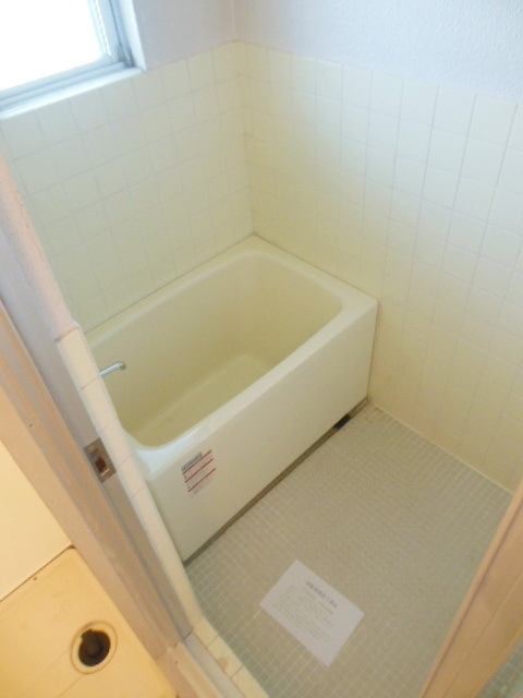 Bath. Bathing with a small window