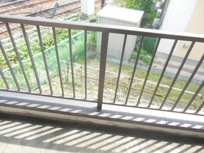 Balcony. There is a balcony