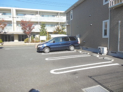 Parking lot. On-site parking