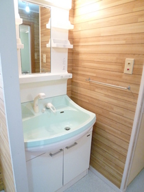 Washroom. There washbasin independent